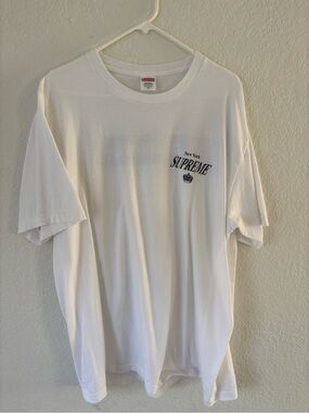 Supreme 2024 Supreme4life White New York Logo size XL